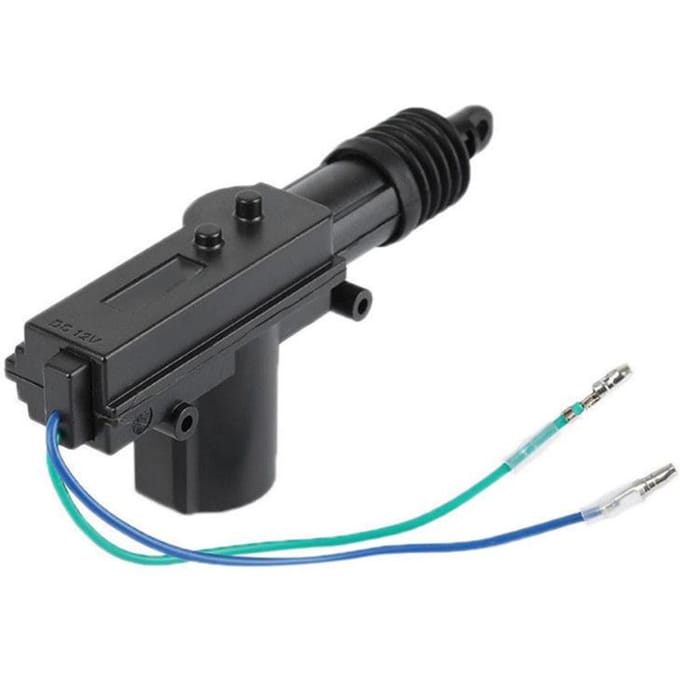 Universele Auto Power Deurvergrendeling Actuatoren 12 Volt Motor zwart