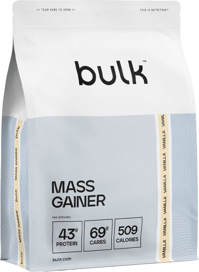 Bulk Mass Gainer (2500g) Vanilla - Gewichtstoename - Zonder Creatine