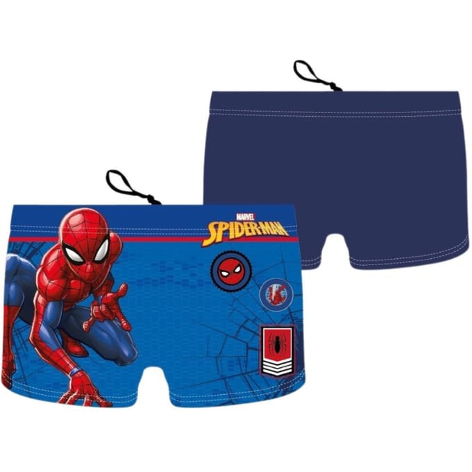 Spiderman zwemboxer - blauw