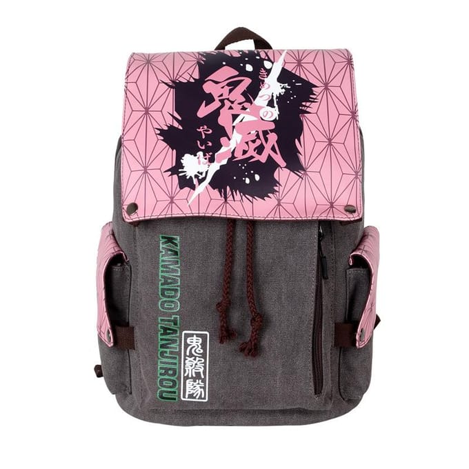Anime Demon Slayer Messenger Bag ONE PIECE Schooltas Rugzak roze