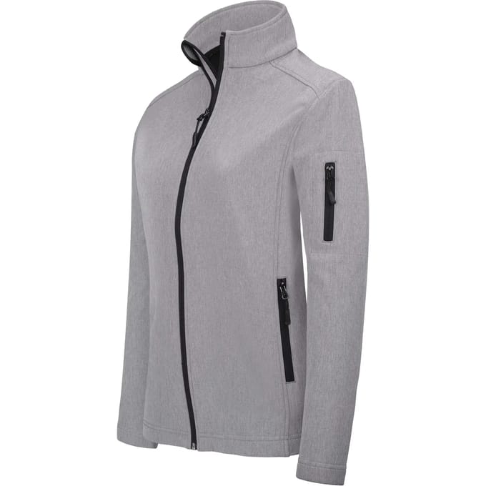 Kariban Dames softshell jas K400 - Marl Grey - XXL