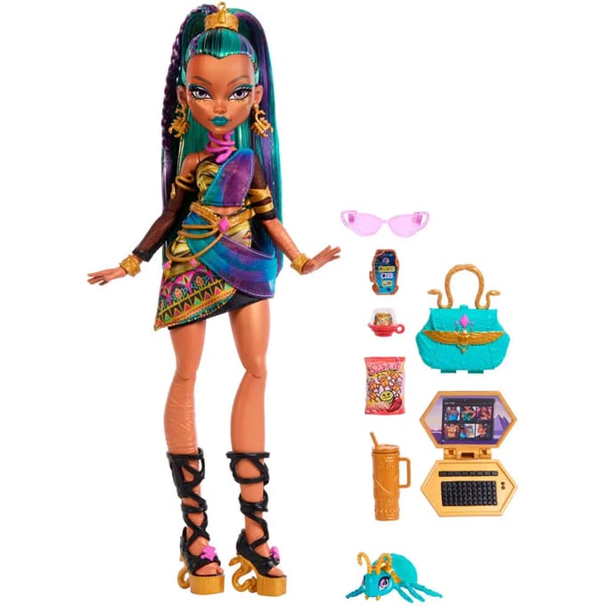 Poppen vrouw Mattel Monster High Nefera Deline
