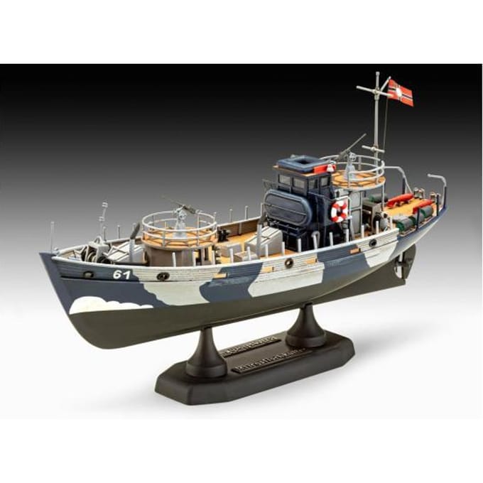 Revell Modelbouwpakket Schepen - 05242 KFK Kriegsfischkutter - Mine warfare vessels - Schip Plastic - 1:144 - Modelbouw