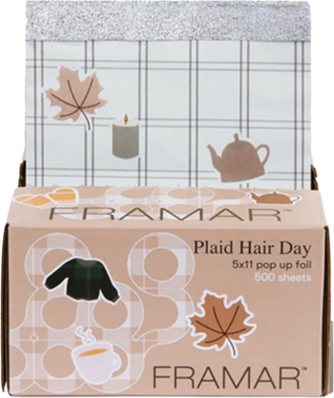 Framar Plaid Hair Day - Pop Up 500 Sheets