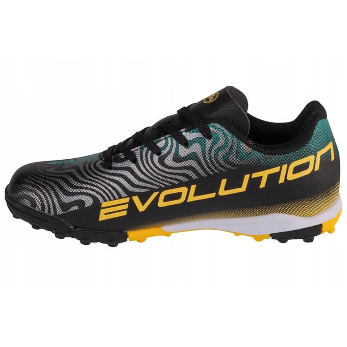 Joma Evolution kunstgras voetbalschoenen voor kinderen (ZWART/GEEL)