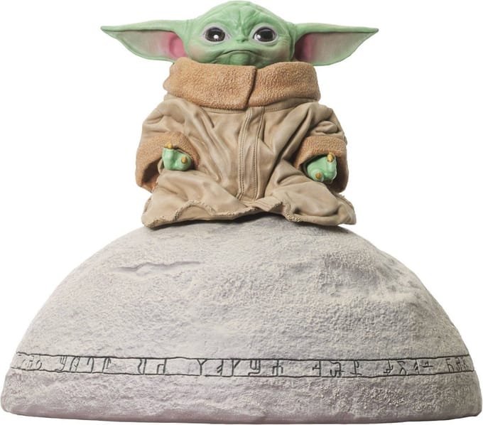 Gentle Giant Grogu on Seeing Stone - Gentle Giant - The Mandalorian Beeld