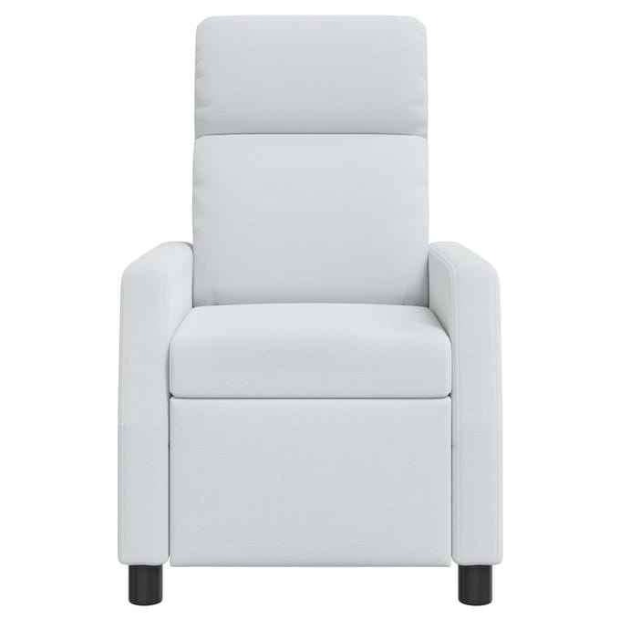 vidaXL - Recliner - Wit - Stof