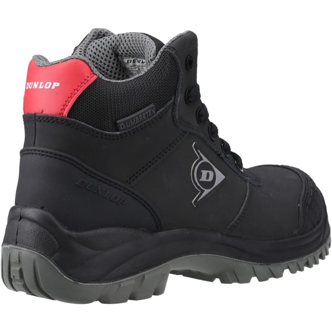 Dunlop First One Adv Titan Nubuck Heren Veiligheidslaarzen Zwart/Rood