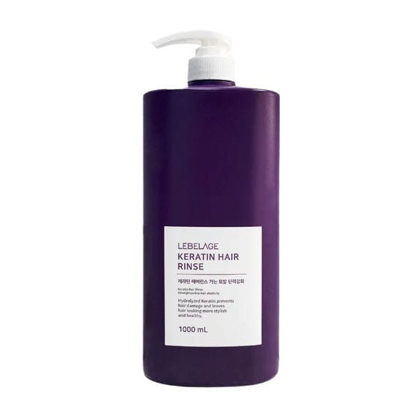 LEBELAGE Keratine Haarspoeling 1000 ml blue