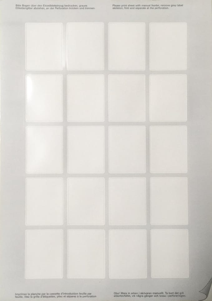 Herma Pasfoto etiketten 35 x 45 - A4