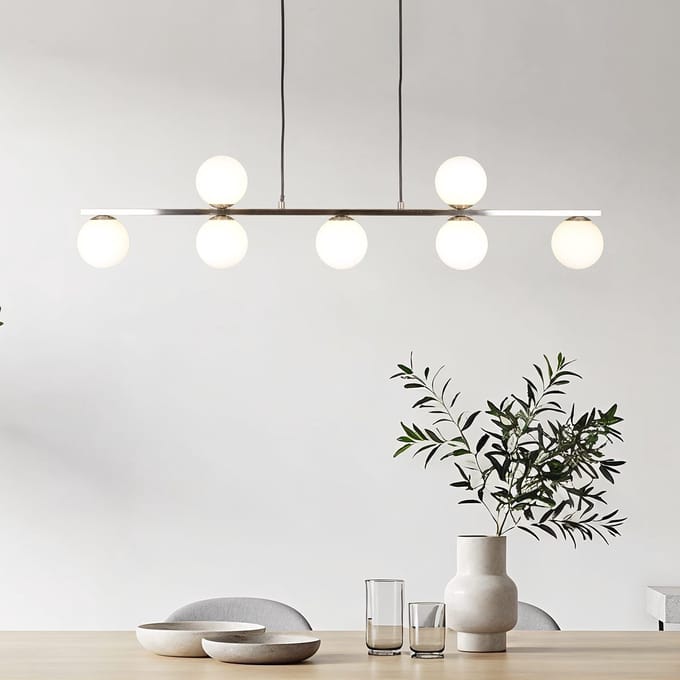 LumenXL Luxe hanglamp - melkwit glas - Syv