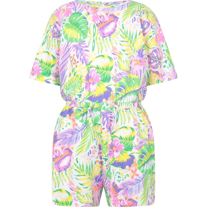 Mountain Warehouse Playsuit met klaproosmotief voor kinderen/Kinderen (Koraal)