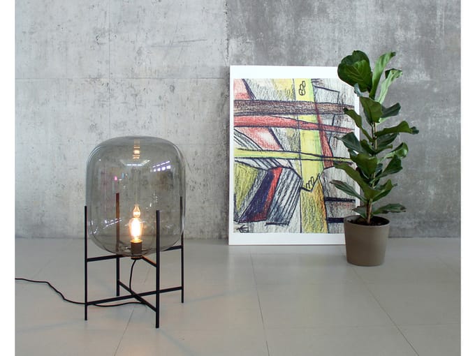 Pulpo - Oda Small vloerlamp - grijs-zwart - 4 - 6 Wochen