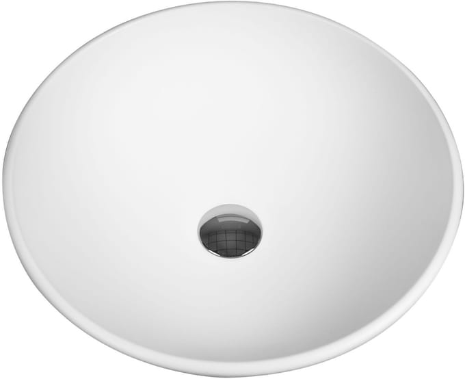 Bagnotti Per Solid Surface Waskom Ovaal - Acryl Wit