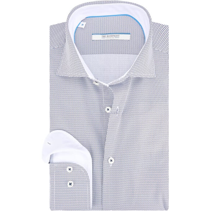 The Blueprint trendy overhemd met lange mouwen bp54-5