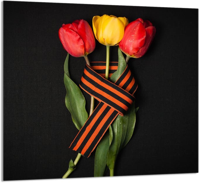 TMK ArtDeko - Snijplank - 65x60 cm - Rozen - Sierbescherming