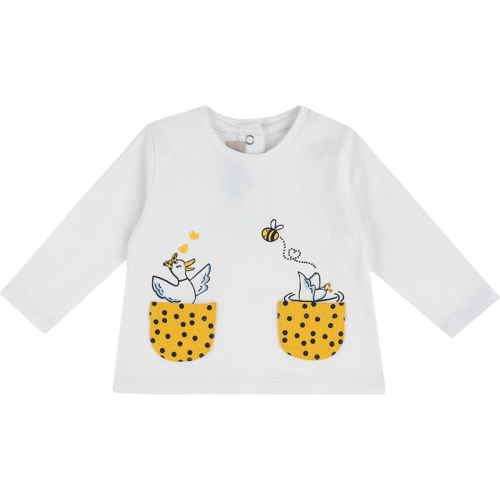 Chicco sweatshirts - lange mouwen-T-shirt - 62 - wit