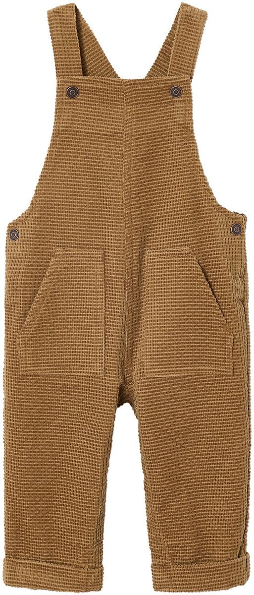 Vertbaudet Set - 2 delig - tuinbroek - t-shirt - fluweel - velours - baby