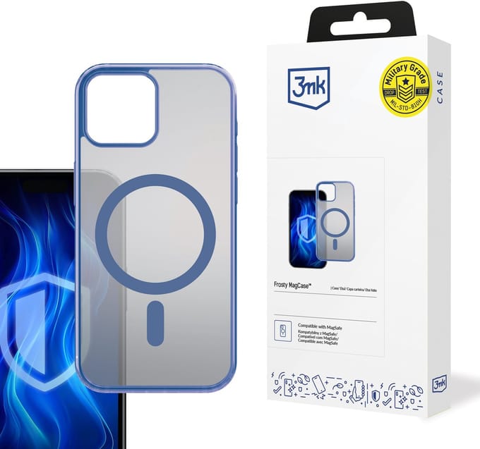 Apple Iphone 15 Plus - 3Mk Frosty Magcase Blauw