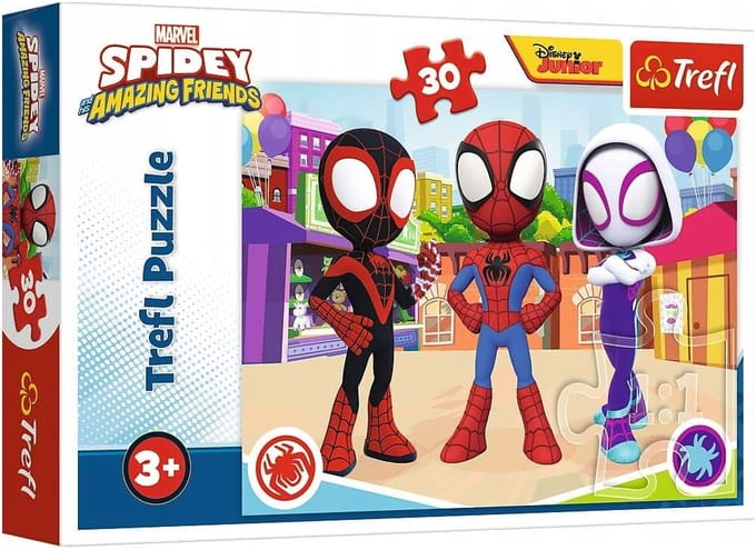 Trefl Spidey Marvel Spider-Man Legpuzzel - 30 stukjes - Vanaf 3 jaar