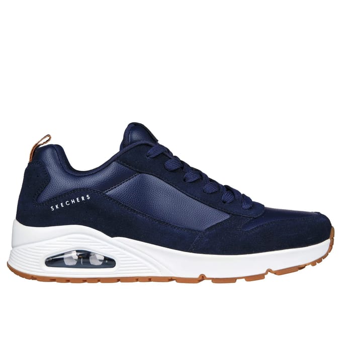 Heren - maat 41- Sneakers Skechers Uno Stacre Navy Donkerblauw