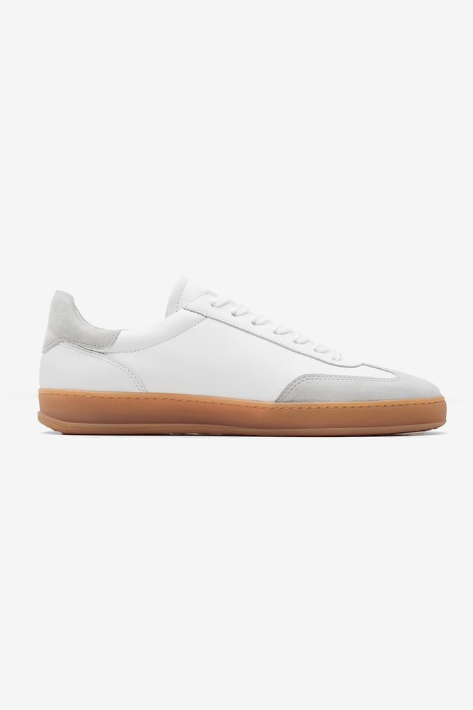 No Label Fielding Leather White Taglia: 41 | Sneakers Outlet | Uomo | Bianco