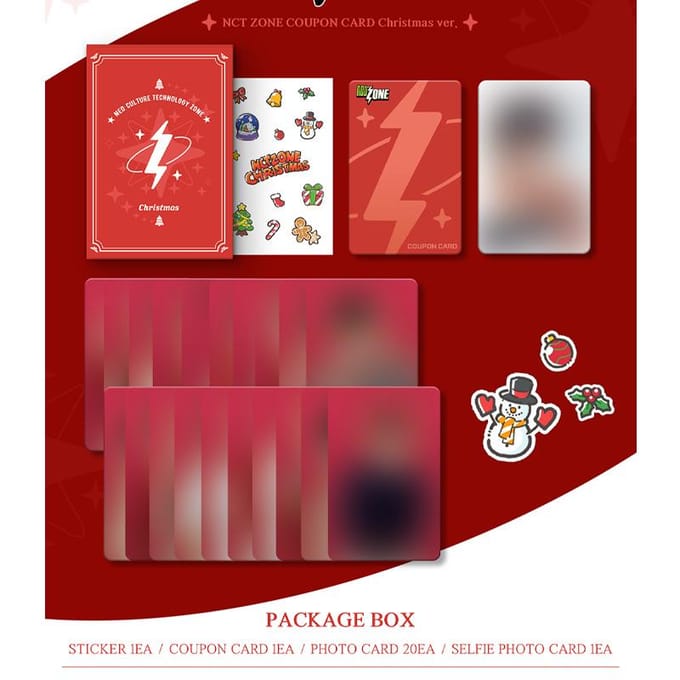 NCT - NCT ZONE Couponkaart Kerstversie red