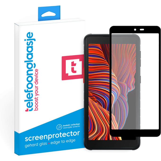 Samsung Galaxy Xcover 5 screenprotector gehard glas Edge to Edge
