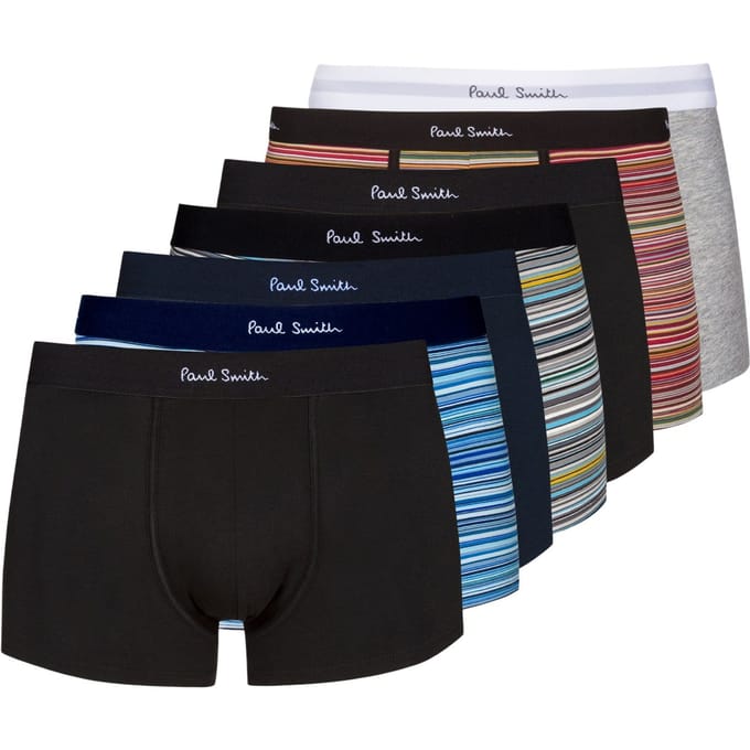 Paul Smith Men Trunk 7 Pack Mixed Plate 1 Taglia: S | Biancheria intima Outlet | Uomo