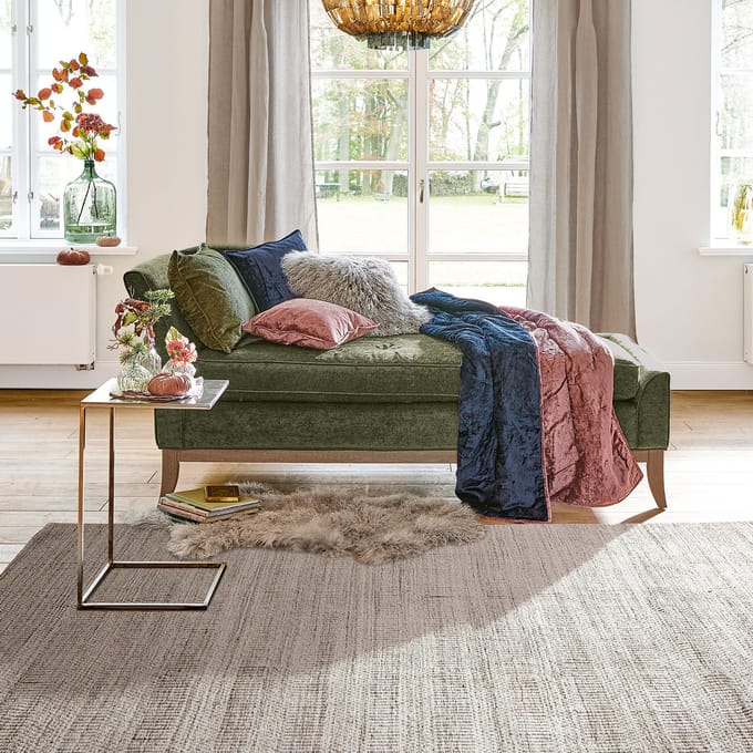 LOBERON Chaise longue Alphonse groen