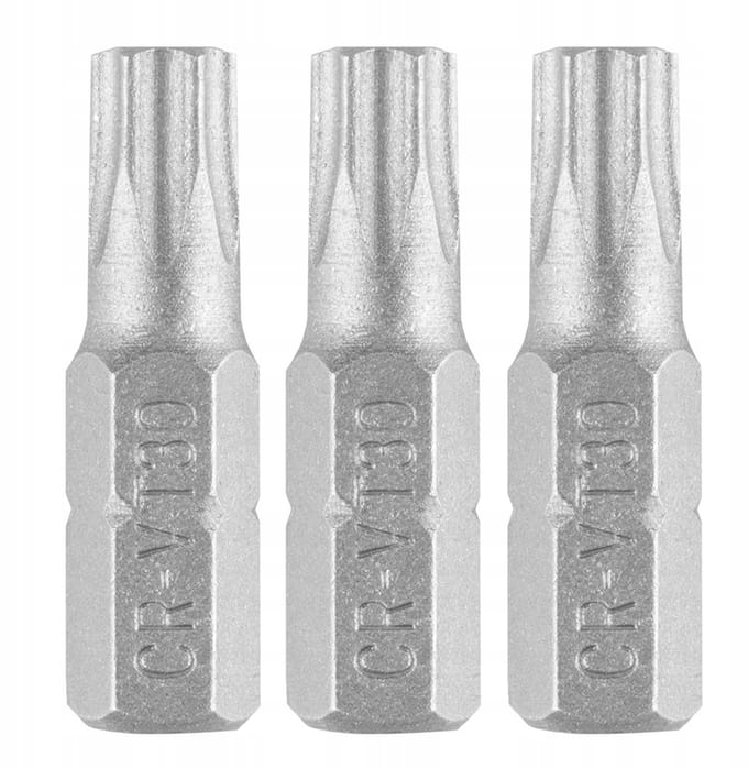 Torx T30 Bits 25mm - 3 Stuks