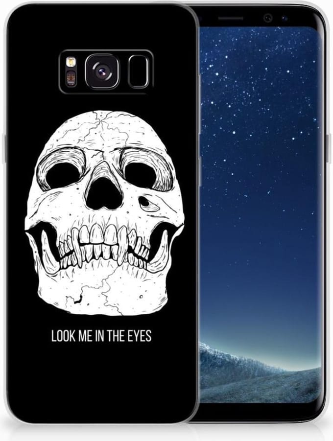 Silicone Back Case Samsung Galaxy S8 Skull Eyes