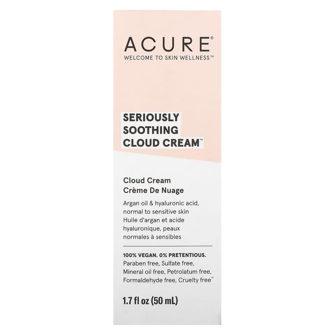 ACURE, Seriously Soothing, Cloud Cream, 1.7 fl oz (50 ml) beige