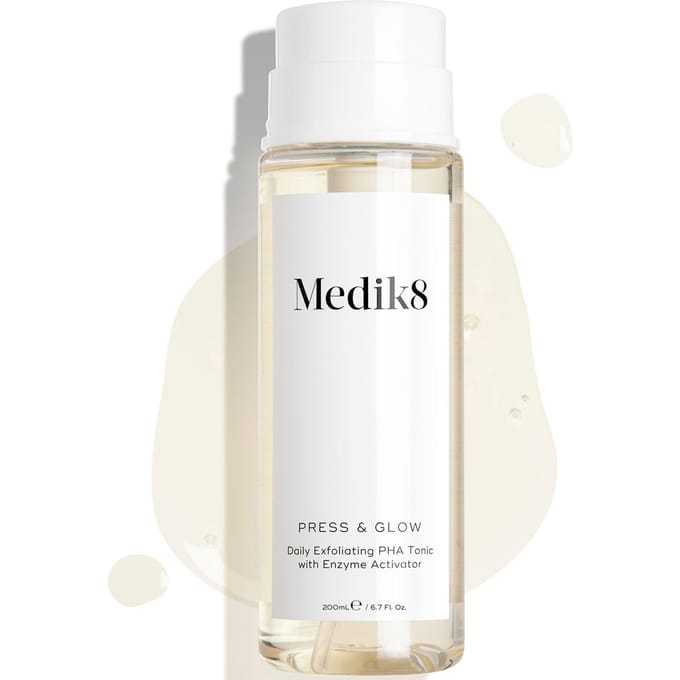 Medik8 Daily Exfoliating Pha Tonic With Enzyme Activator Medik8 - Press And Glow Daily Exfoliating Pha Tonic With Enzyme Activator