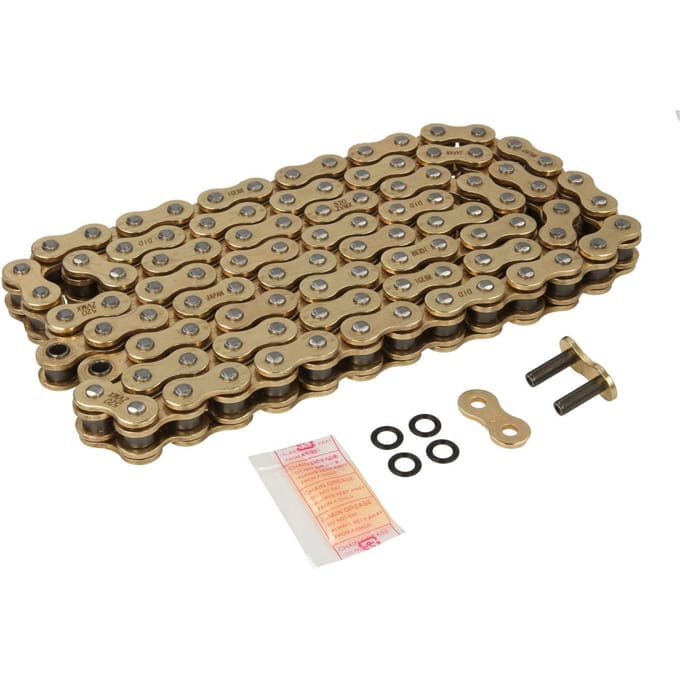 Motorfiets rolketting D.I.D 520Zvm-X(G&G) X 100 Mail. Zj