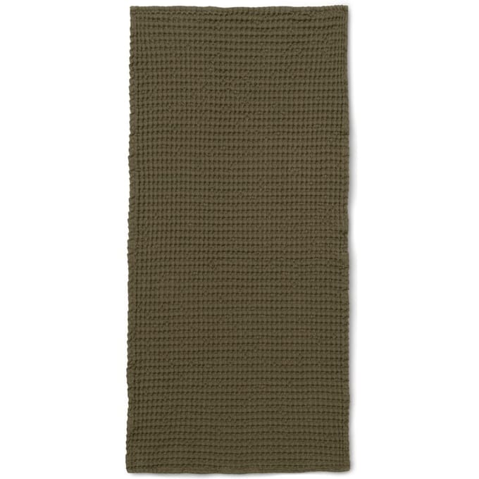 Ferm Living Organic Handdoek - olive