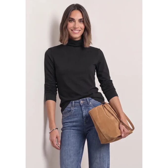 Shirt met lange mouwen en col