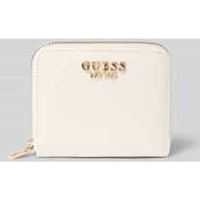 GUESS portemonnee Gilda SLG Zip Around Wallet Cream White crème