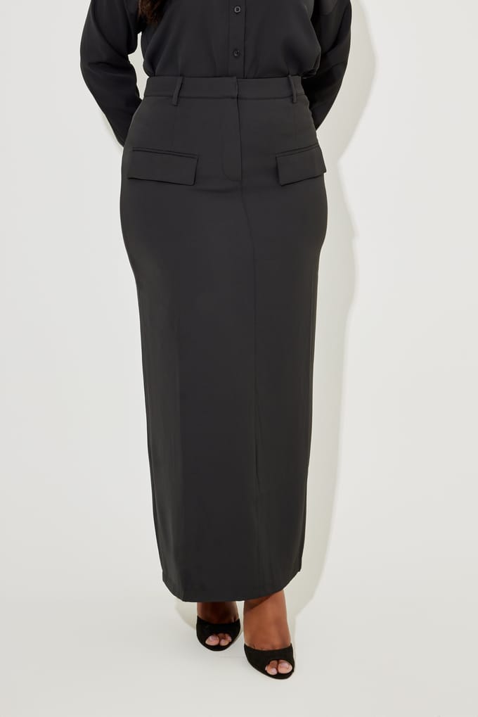Odd Muse Maxi Skirt Black Größe: XXL | Maxiröcke Outlet | Damen | Schwarz
