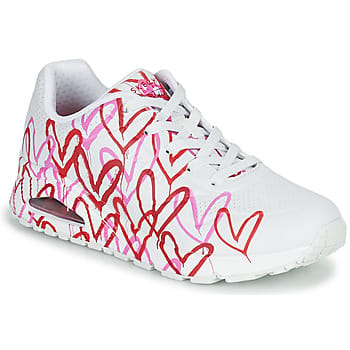 Skechers Uno-Spread The Love Dames Sneakers - Wit