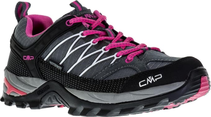 CMP Rigel Low Wandelschoenen - Maat 40 - Vrouwen - grijs/zwart/roze