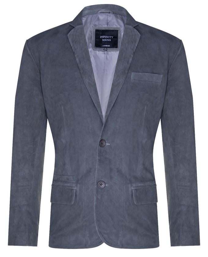Blazer suède jas Zachte Italiaanse leren jas