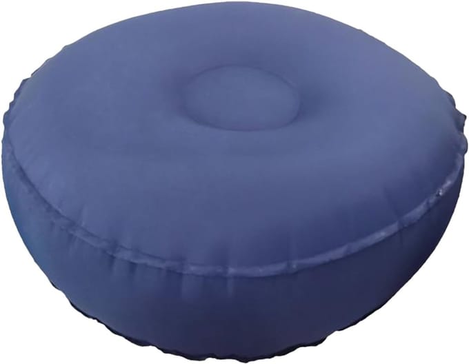 Opblaasbaar Kussen - Meditatie Zitje - Ontspanning Oefeningen - Antislip Stabiliteit - 42 x 15 cm