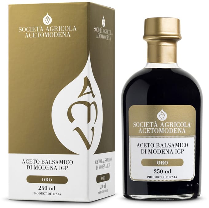 Aceteomodena Oro - Balsamico - 250ml - Italiaans - koken - cadeau - vaderdag