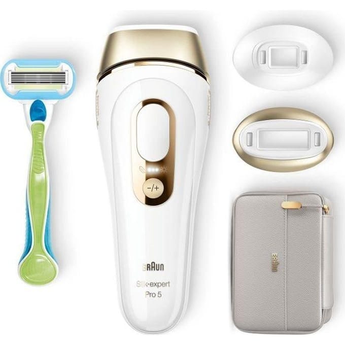 Épilateur à lumière pulsée Braun Silk expert Pro 5 PL5154 - 3 accessoires inclus
