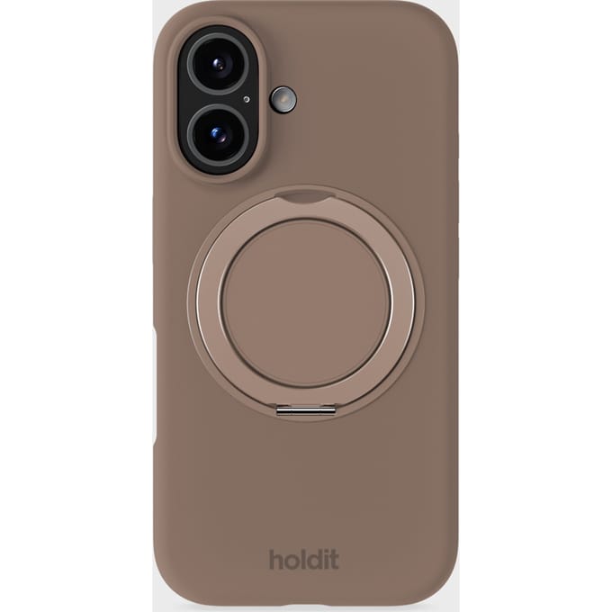 Silicone Stand Case Mocha Brown iPhone 16