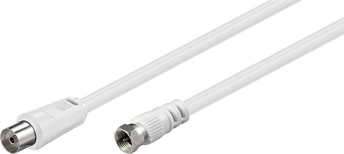 SAT/antenne-adapterkabel (<70 dB), dubbel afgeschermd 5 meter