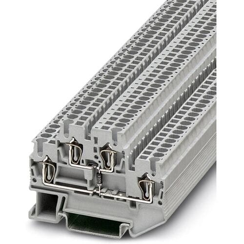 Phoenix Contact 3031555 Componentenserieklem 5.2 mm Spanveer Grijs 50 stuk(s)