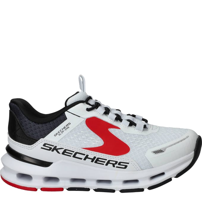 Skechers Slip-Ins Glide Step Sneakers - Jongens - Wit - Maat:31