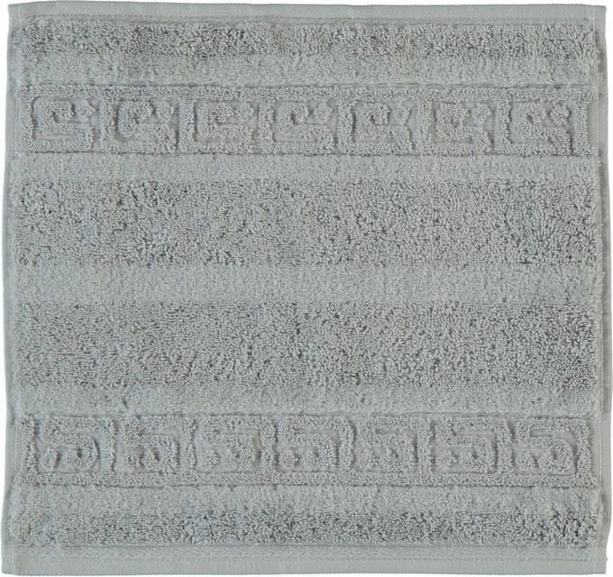 CAWÖ Noblesse Uni Washandje - Platina - 30x30